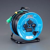 エスコ（esco） AC125V/15A/30m コードリール（電圧電流メーター付） 1台 EA815FD-1（直送品）