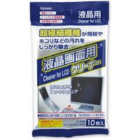 液晶画面用クリーナー　10枚 15-037 1箱（120パック入） 協和紙工（直送品）