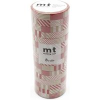 mt マスキングテープ 8P（8巻セット）ミックス [幅15mm×7m] MT08D カモ井加工紙