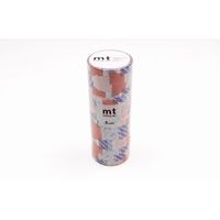 mt マスキングテープ 8P（8巻セット）つぎはぎ・ブルー×オレンジ [幅15mm×7m] MT08D446 1個 カモ井加工紙（直送品）