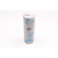 mt マスキングテープ 8P（8巻セット）つぎはぎ・ブルー×ピンク [幅15mm×7m] MT08D445 1個 カモ井加工紙（直送品）