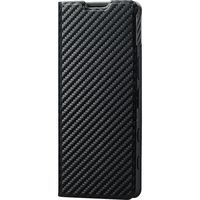 Xperia 5 III ケース レザー 手帳 薄型 軽量 マグネット カーボン調(ブラック) PM-X214PLFUCB エレコム 1個（直送品）