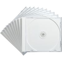 サンワサプライ Blu-ray・DVD・CDケース（10枚セット・ホワイト） FCD-PN10WN 1個