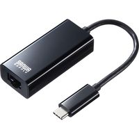 サンワサプライ USB3.2 TypeC-LAN変換アダプタ(ブラック) USB-CVLAN2BKN 1個