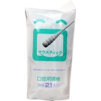 ライフ マウスティック 口腔用綿棒 個包装 21本入×12セット 4976558005629　平和メディク（直送品）