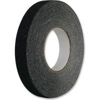 セーフラン安全用品 樹脂（非鉱物粒子）滑り止めテープ　幅25mm×18m　黒 14453 1巻（直送品）