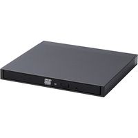 DVDドライブ 外付け ポータブル USB3.2(Gen1) 薄型 ブラック LDR-PML8U3CVBK ロジテック 1個
