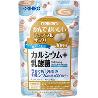 オリヒロ かんでおいしいチュアブルサプリ カルシウム+乳酸菌 150粒 60204073 18袋（直送品）