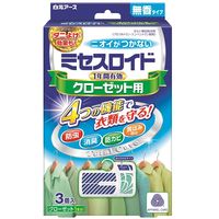 ミセスロイド　クローゼット用　3個入　1年防虫　白元アース