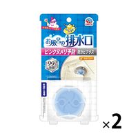 らくハピ お風呂の排水口用 ピンクヌメリ予防 防カビプラス カビ防止 アース製薬