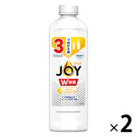 除菌ジョイコンパクト JOY スパークリングレモンの香り 詰め替え 400ml 1セット（2個入） 食器用洗剤 P&G