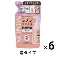 ミノン 全身シャンプー 泡タイプ詰替用 400ML 6個 第一三共ヘルスケア