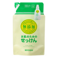 お肌のためのせっけん 洗濯せっけん 無添加 詰め替え 1000ml 1個 液体 衣料用洗剤 ミヨシ石鹸