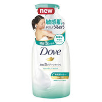 ダヴ(Dove) 濃密 泡タイプ ボディウォッシュ(ボディソープ) センシティブ マイルド 無添加・低刺激・敏感肌用 ポンプ 450g