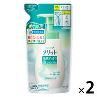 メリット 地肌すっきり泡シャンプー 詰め替え 2個 花王
