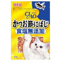 いなば CIAO（チャオ）かつお節・にぼし入り 食塩無添加 国産 50g 3袋 キャットフード 猫 おやつ