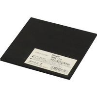 光 ゴム板 黒 3×100×100mm GR3-10 1セット(5個) 848-6486（直送品）