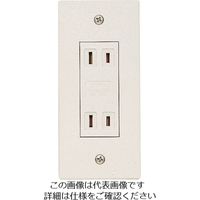 マサル工業 マサル エムケーダクト付属品 ダクトコンセント 1個用平行 DCH