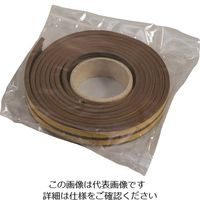 光 戸当りクッションテープ M型茶 B-KMT49-200 1セット(10巻:1巻×10パック) 215-4283（直送品）