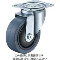 ハンマー 軽量薄板鋼板製旋回式ゴム車輪（ナイロンホイール・ボールベアリング）
