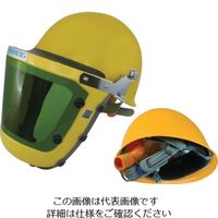 山本光学 YAMAMOTO 電動ファンパーツ フェイスシールド 遮光レンズ#1.7 ヘルメット付 KF-10W2SOM 1個 854-7282（直送品）