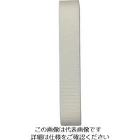 ユタカメイク ベルト 平ベルトアクリルカラー 巾30mm×3m ホワイト AB-101 1個 112-9185（直送品）