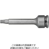 ベッセル インパクト用トルクスソケット No.S6（T30×75） 差込角9.5mm S6T3075 117-2289（直送品）