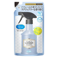 ラボン　ファブリックミスト　ブルーミングブルー　ホワイトムスクの香り　詰め替え 320mL　1個