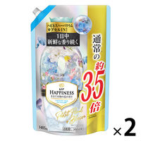 レノアハピネス パステルフローラル&ブロッサム 詰め替え 超特大 1485ml 1セット（2個入） 柔軟剤 P&G