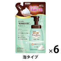 ケアセラ 泡の高保湿ボディウォッシュ 詰め替え 385mL 6個 ロート製薬