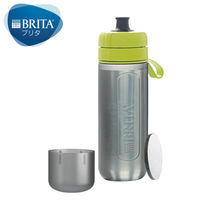 【セール】 ブリタ（BRITA）水筒 直飲み 携帯 浄水器 ボトル フィル&ゴー アクティブ ライム 600ml（本体+カートリッジ 1個） 水分補給