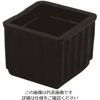 光 イス脚キャップバラ 黒角 24mm B-BE-4-242 1セット(200個) 215-5892（直送品）