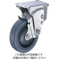 ハンマー オールステンレスクッションキャスター固定ゴム車輪125mm 940SER