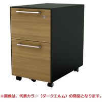 【組立設置込】プラス V1 サイドキャビ 2段 幅394×奥行627×高さ629mm