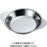 イケダ IKD 18-8 丸型 グラタン皿 6.5インチ 1個 61-6841-99（直送品）