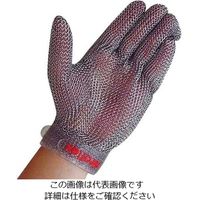 江部松商事 ニロフレックス メッシュ手袋 プラスチックベルト付(1枚)右手用 L 61-7962-13 1個(1枚)（直送品）
