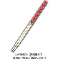 松尾物産 竹製 歌舞伎菜箸 赤 36cm 62-6446-98 1個（直送品）