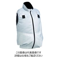 リンクサス COOLING BLAST フルハーネス対応ベスト型服地 シルバー M LX-6700WHVS-M 1着（直送品）