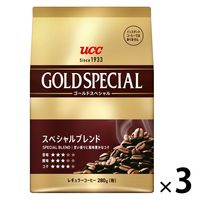 【コーヒー粉】UCC上島珈琲 ゴールドスペシャル スペシャルブレンド 1セット（280g×3袋）