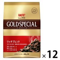 【コーヒー粉】UCC上島珈琲 ゴールドスペシャル リッチブレンド 1ケース（280g×12袋入）