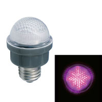 LEDサイン球 PC12W-E26-P 1個 ジェフコム（直送品）
