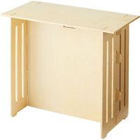 ストア・エキスプレス 木製簡易テーブル 長方形 W90×D45×H75cm 2245-5025 1台（直送品）