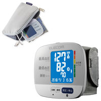 血圧計 手首式 デジタル 充電式 スマホアプリ対応 Bluetooth通信 医療機器 HCM-WS01BTWH エレコム 1個（取寄品）