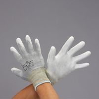 エスコ [S] 手袋(耐切創/高強度PE系・ナイロン・PUコート) EA354GJ-55 1セット(4双)（直送品）