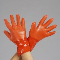 エスコ [S] 手袋(耐油/塩化ビニール・綿 ポリエステル裏) EA354GE-15 1セット(15双)（直送品）