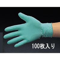 エスコ [S/240mm] 手袋(ラテックスゴム・パウダー付/100枚) EA354BV-1A 1セット(200枚:100枚×2箱)（直送品）