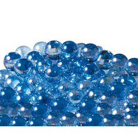 松野工業 日本製 ビー玉 ガラス玉 12.5mm オーロラライトコバルトマーブルライトコバルト O9042 1袋（600粒入）（直送品）