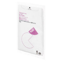 アスクル ゴミ袋 乳白半透明 エコノミー 高密度 10L 厚さ0.012mm バイオマス25% 1パック（30枚入） オリジナル
