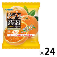 ぷるんと蒟蒻ゼリー パウチ 温州みかん 6個入×24袋 オリヒロ 栄養補助ゼリー