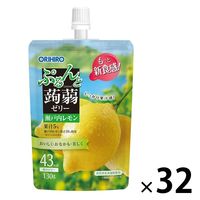 ぷるんと蒟蒻ゼリースタンディング（ST）瀬戸内レモン 32個 オリヒロ 栄養補助ゼリー